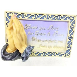 Religious Plaque - Thank You Lord for Grace & Love - 2.5 x 3.5 Inches