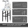 Deisy Dee Stretch Slipcovers Chair Cover for Counter Height Side