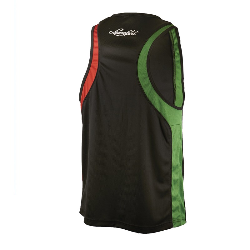 LEONE 1947, Canottiera Boxe, Unisex – Adulto, Nero, L, AB721