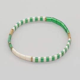 Tila Perlen Stretch Armband Boho Damen, Handgemacht Strang perlen auf Schnur, Gute Reise Geschenk Talisman Wunsch Sicherheit Wohlstand Guard Ihre Liebe Geschenk für Frauen und Mädchen (4)