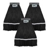 KLHB-YF 21 Oz Black Cotton Mop Head Replacement Heavy Duty