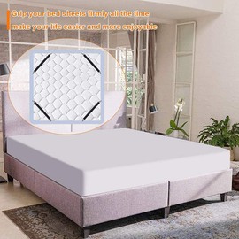 8Pcs Bed Sheet Holders Fasteners,Bed Sheet Holder Straps Sheet Stays Keepers for Bed Sheets,Mattress Covers,Sofa Cushion