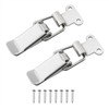HJGarden 2PCS 90 Degree Right Angle Latch 304 Stainless Steel