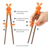 TOTKEN 2 Pairs Training Chopsticks, Learning Wood Chopsticks for Kid