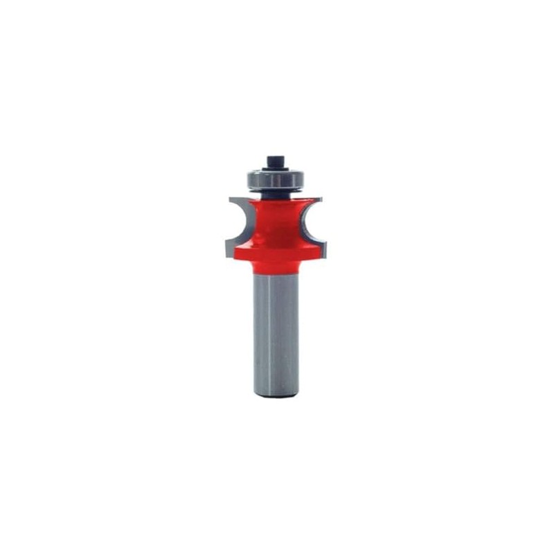 Faithfull FAIRB91 Router Bit TC Corner Bead 1/4in 3.2mm, Red
