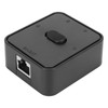 2-Port Gigabit Network Switch Splitter, 1000Mbps 2 in 1 Out