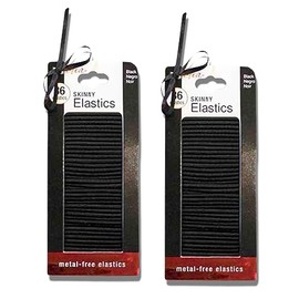 Mia Metal Free Elastics elastics - Black Small Skinny No Metal Elastics (36)