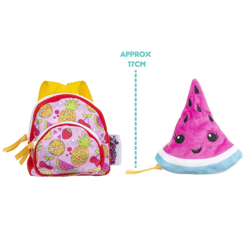 Zipstas Watermelon 2-in-1 toddler backpack. Rucksack transforms into plush watermelon.