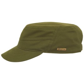 Sterkowski Patrol Hat | 100% Cotton Peaked Cap for Men and Women | Comfortable and Lightweight Summer Flat Cap, olive green