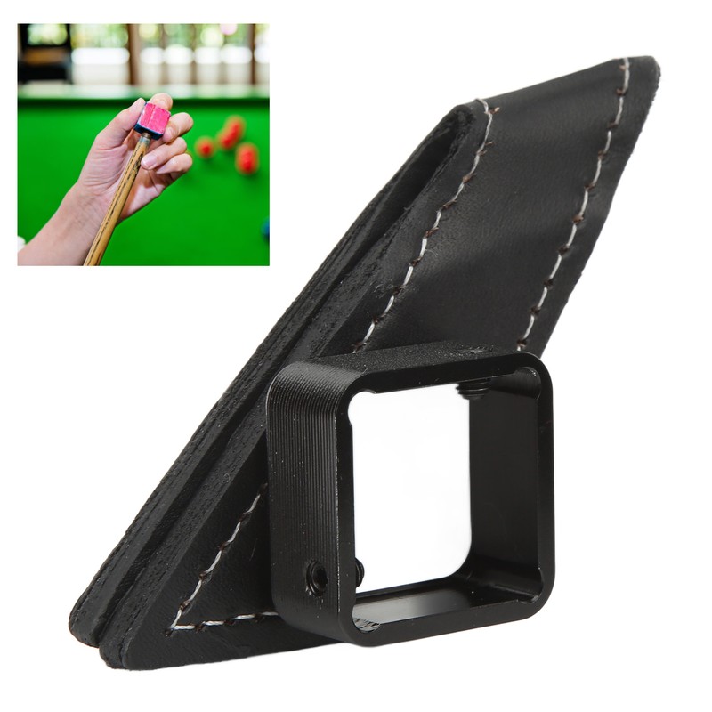 Billiard Chalk Holder Magnetic Pocket Pool Chalk Holder with Leather
