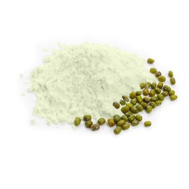 NY SPICE SHOP Moong Bean Flour - Green Mong Ground - Green Gram Millet Powder with Rich in Nutrients - Mung Beans Starch for Various Cuisines - 1 Pound