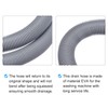 sourcing map Washing Machine Drain Hose Extension Kits 1.97ft Gray