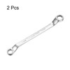 sourcing map 2pcs Offset Extra Long Box End Wrench 10