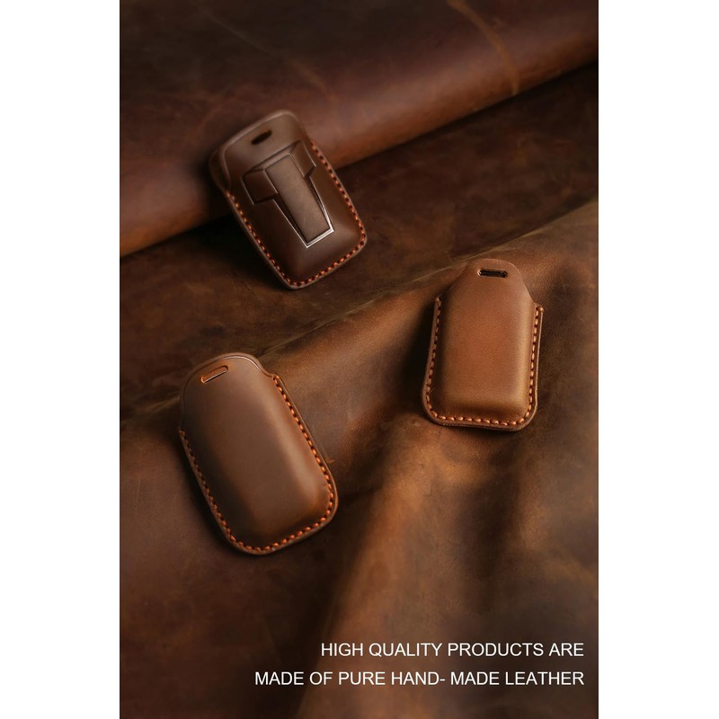 ontto Cowhide Car Key Cover fit for Kia Telluride 2023