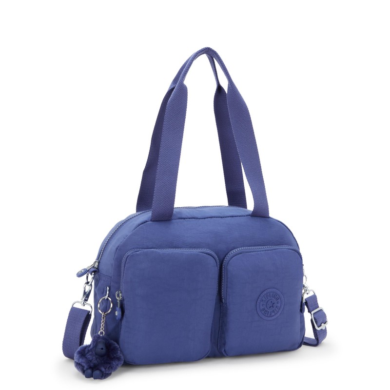 Kipling COOL DEFEA Mittelgroße Schultertasche, Blue (Blau)
