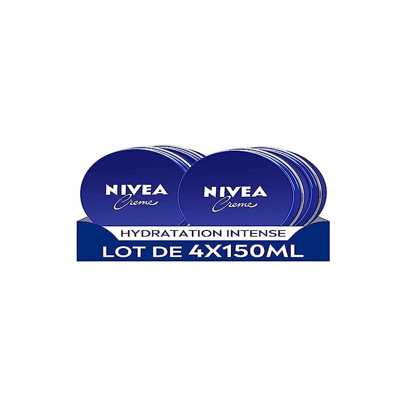 NIVEA Face, Body & Hand Cream (4 x 150ml) Moisturiser