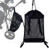 LZFAN Golf Push Cart Storage Bag,Golf Cart Organizer, Backside Extension