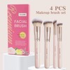 MAANGE Set de Brochas de Maquillaje 4 Piezas Brochas de
