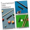 Generic 2pcs Pool Extension Stick Lightweight Billiard Extender for Enhanced
