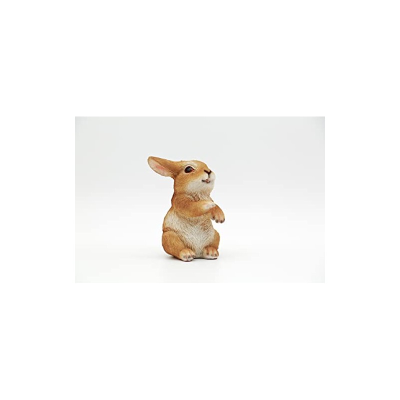 DecoTrend GmbH Decorative Figurine Small Rabbit Sitting 6 x 5.5
