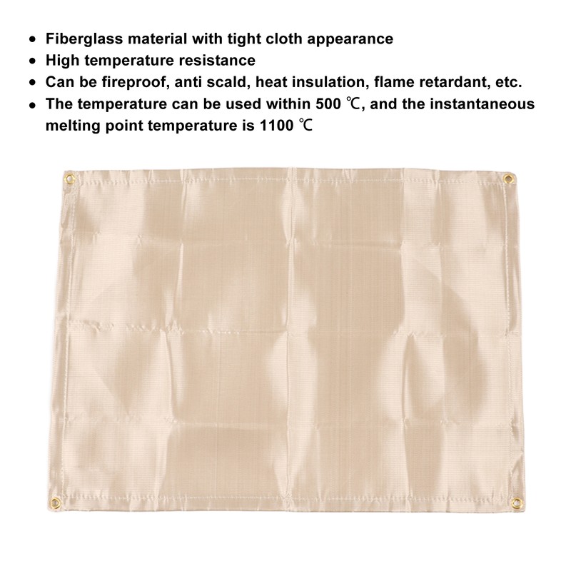 Fireproof Camping Mat Heat Insulation Anti Scald 500 ℃ Use