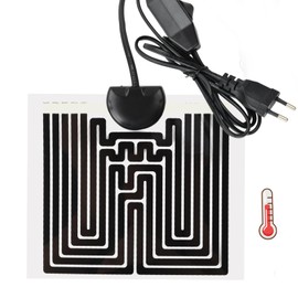 Fangehong Reptile Heating Mats, Terrarium Heating Mat with Temperature Control, Adjustable Heating Pad for Reptiles, 5/7/14 W, Reptile Heat Cushion for Reptiles, Snakes, Spiders, Caterpillars (14 W/28