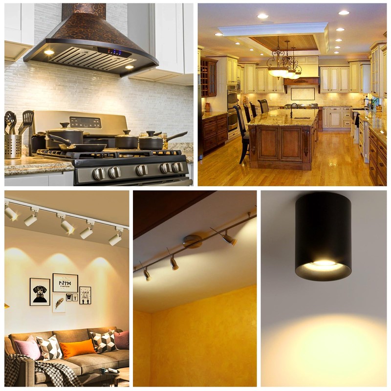 DUMILOO GU10 LED Bulb, 50 Watt Halogen Equivalent, 2700K Soft