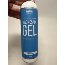 Magnum Solace Magnesium Gel by Magnum Solace - Topical Magnesium Chloride + Aloe - 8 Fl Oz
