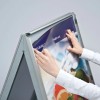 M&T Displays Sandwich Board Sidewalk Snap A-Frame Header Menu Holder