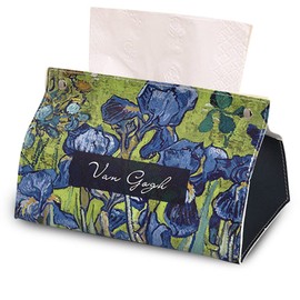 Mythya Portapañuelos de Papel con Cuadros de Van Gogh, Funda para Caja de Pañuelos, Caja Dispensadora de Pañuelos, Novedoso Soporte para Servilletas, Bolsa de Almacenamiento Minimalista