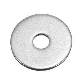 M6 x 18mm OD Fender Washer,18-8 (304) Stainless Steel Flat Washer, 6mm ID x 21mm OD, 100Pcs