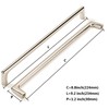 khtumeware 10 Pack Polished Nickel Cabinet Pulls 8-3/4 Inch(224mm) Hole