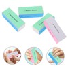 IWOWHERO 10pcs Washable Sponge Nail Shiner Buffers Multi-Functional Nail Files