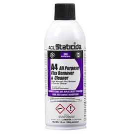 ACL Staticide 8624 A4 All Purpose Flux Remover and Cleaner, 9" Height, 2.25" Wide, 2.25" Length, Aerosol Can