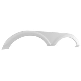 RecPro RV Tandem Fender Skirt | 72 1/2" W x 12" H | Fits Winnebago (White, 1 Fender Skirt)