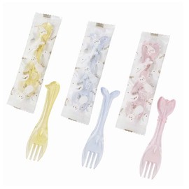 TORUNE P-3562 Mini Fork in Bag Animal 9 Pieces