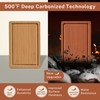 Snuvid Bamboo Cutting Board Set of 3, Wood Cutting Boards