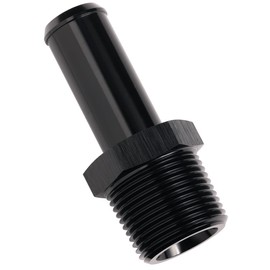 Podavelle 3/4 NPT Male to 3/4" Hose Barb Fitting Adapter Nipple Straight Aluminum Black
