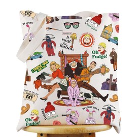 WZMPA Bunny Ralphie Tote Bag Ralphie Fans Gift He looks Like a Pink Nightmare Ralphie Shoulder Bag Ralphie Bunny Merch (Oh Fudge TG)