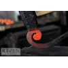 RTZEN Decorative Metal Curtain Tiebacks - Farmhouse Wrought Iron Curtain