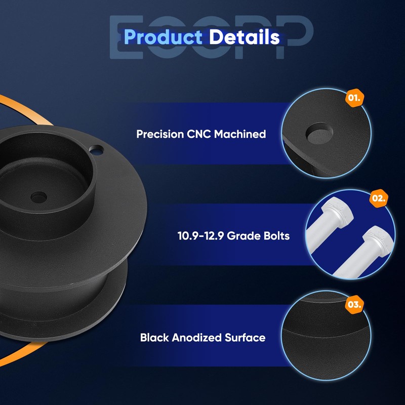 ECCPP 3.5" Front Lift Kit for 2013-2020 for Dodge for