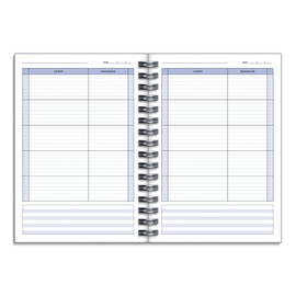 A5 Teacher Planner 2024-2025 by Pirongs 5 Lesson - New Daisy