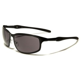 Khan New 2014 Men's Cycling Riding Sleek Sports Sunglasses-KN37468 (Black)