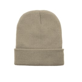 Zando Beanie Hats for Men and Women - Winter Warm Fisherman Knit Beanie - Unisex Cuffed Stocking Cap - Thick Skull Cap - Beige