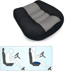 Sonhomay Car Booster Seat Portable Ergonomic Seat Cushion Height Increase Boost Mat with Handle for Car Office Home