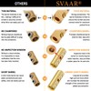 6 Gauge Wire Butt Connectors 6 PCS Brass Mechanical Butt