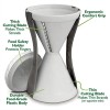 Veggetti White Vegetable Spiralizer Easy Veggie Slicer for Healthy Noodles
