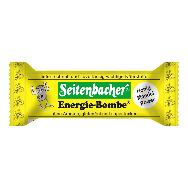 Seitenbacher Riegel Energiebombe I Mandeln I Honig I glutenfrei I