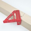 Hole Position Scribing Ruler 3D 22.5‑90° Multi Angle Measuring Square