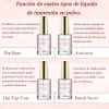 Saviland Dipping Uñas Base + Activador + Top + Brush